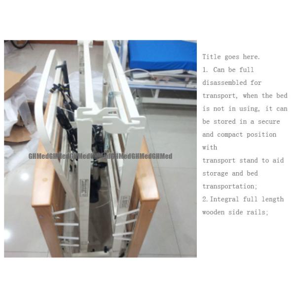 ABS Electric Double Crank Hospital Bed CE Certified For Patients