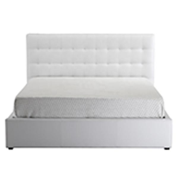 Fabric Small Ottoman Double Size Bed Stain Resistant Multiscene
