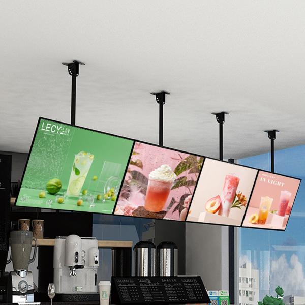 32 43 55 2K 4K Wall Mounted Usb Wifi Digital Advertising Display logo Custom Menu Board Display
