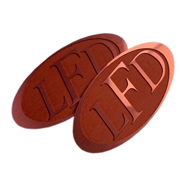 Stainless Steel Nameplate Aluminum Metal Tag Brass Logo Engraved Metal Name Plate for Your Brand