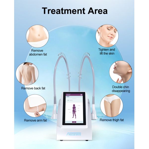 New Japan Popular 2.45GHz Slimming Freezewave 80% Fat Reaches Body Slimming Skin Tightening Cool Wave Cellulite Reduction