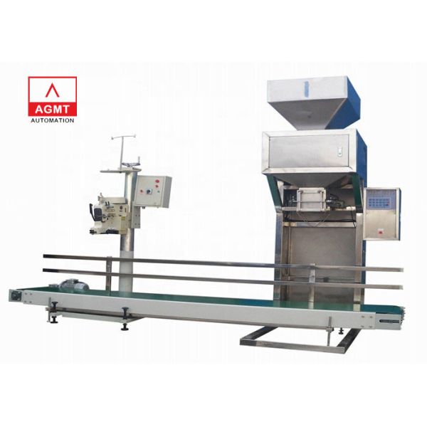 40kg Capacity Semi-Automatic Granule Packing Machine with Stainless Steel Hopper for Food Industry