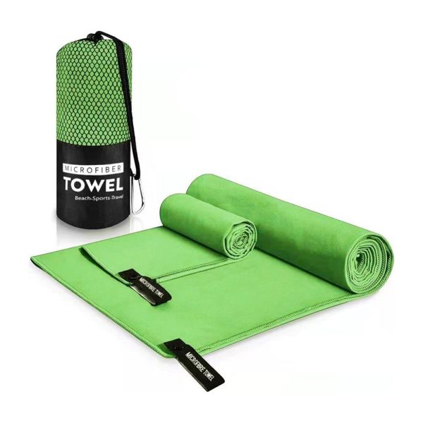 Custom Mesh Bag With Logo RPET Portable Microfiber Sports Towel