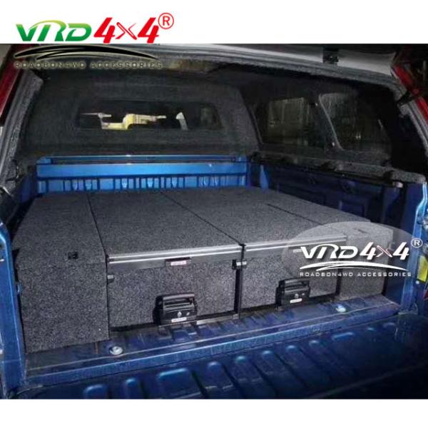 Pickup Truck Cargo Sliding Top Distributor Service 4x4 4WD Roller Storage Drawer Modular System For Ford Raptor F-150
