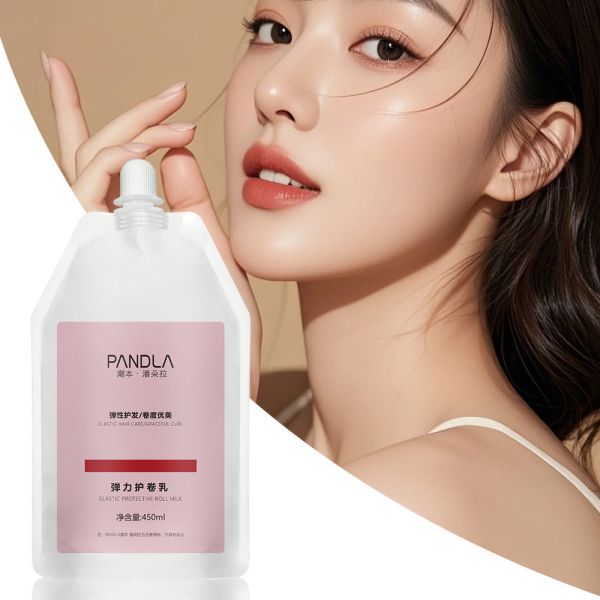 Crème Définissante Boucles Réparation Douce Cheveux Logo Personnalisé Légère