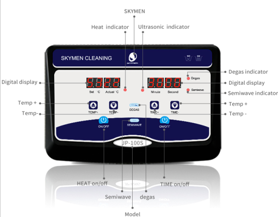 Уборщик танка 6.5L 180W лаборатории SUS304 медицинский ультразвуковой