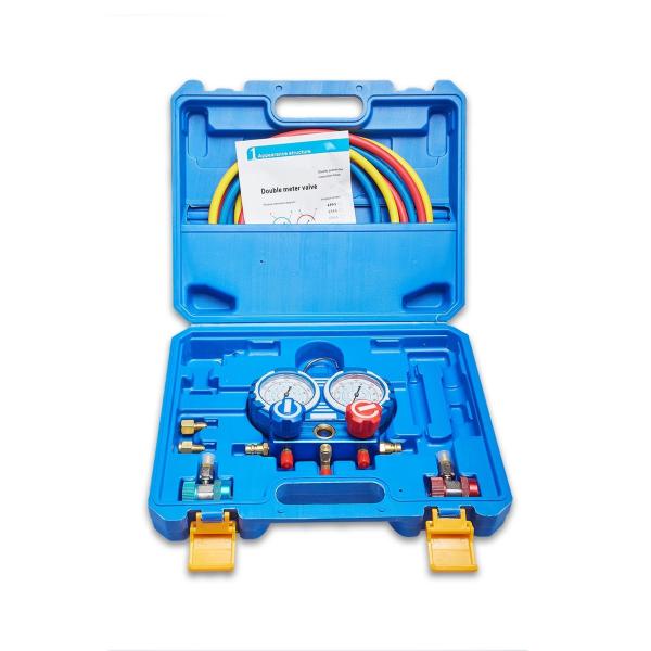 Vacuum Pump Refrigeration Manifold Gauge 68mm 134a Refrigerant Gauges