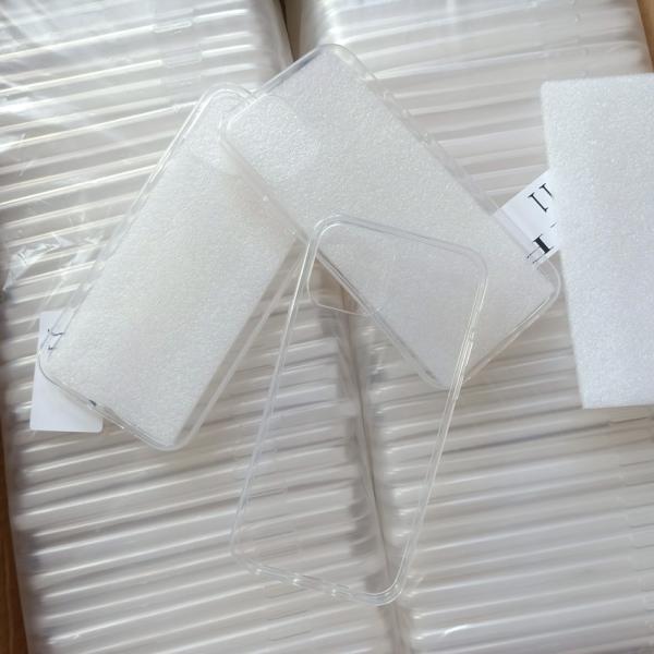 1.0mm espessura impermeável transparente caixa de telefone celular para iPhone 14 Pro Max
