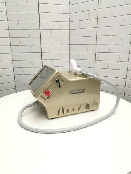Cuboid body,champagne painted,precise and delicate handle piece,Portable Diode Laser Hair Removal Machine
