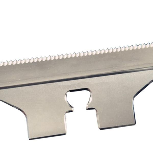 SUS440 Máquina de embalagem lâmina reta dentada dentada para abrir caixas de papelão
