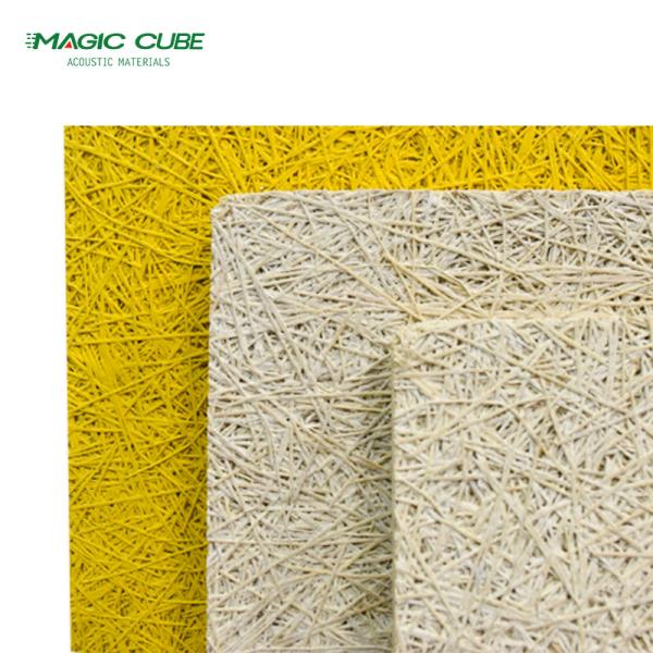 Best Selling Price In stock fiber cement acoustic wall Coffered Ceiling 1mm width wood wool wall panels