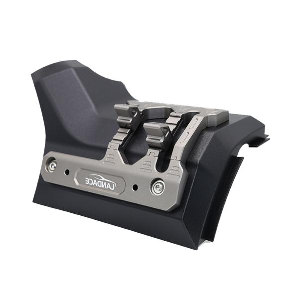 Black Aluminum Alloy Roof Light Bracket for A Pillar Mounting Solution Provider
