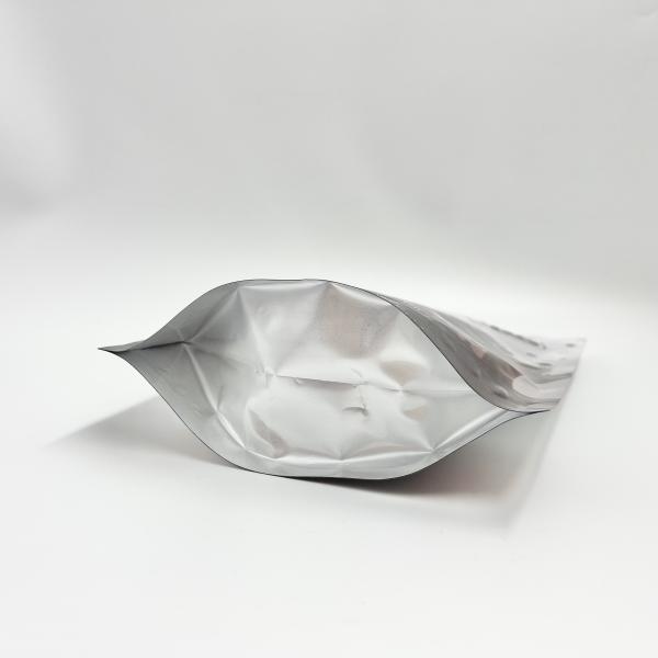 200 micrones de la cremallera de la bolsa de los alimentos de superficie brillante de aluminio del acondicionamiento