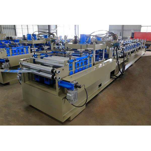 Industrial Steel CZ Purlin Roll Forming Machine Automatic Fast Changed Size