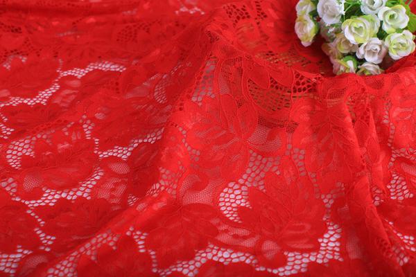 2017 Hot Sale Garment Accessories Strech French Lace Fabric  with Different Color-