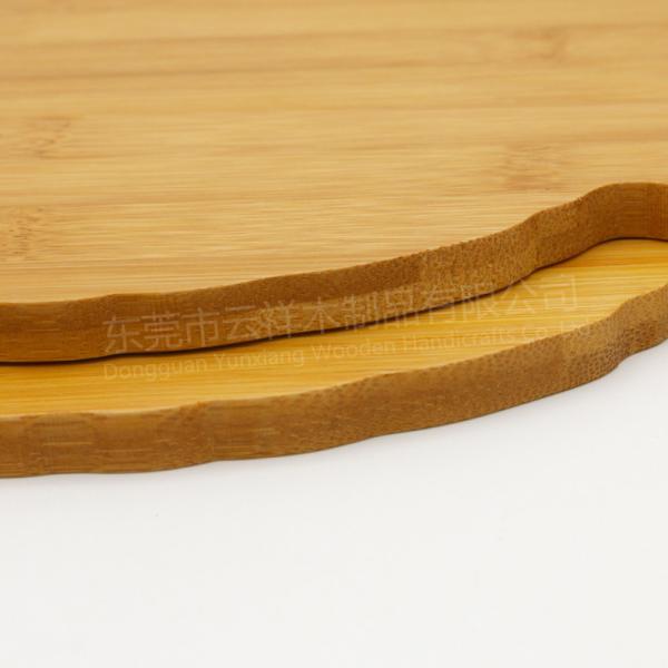 Irregular Bamboo Wooden Plate Sustainable Table Mat Plate