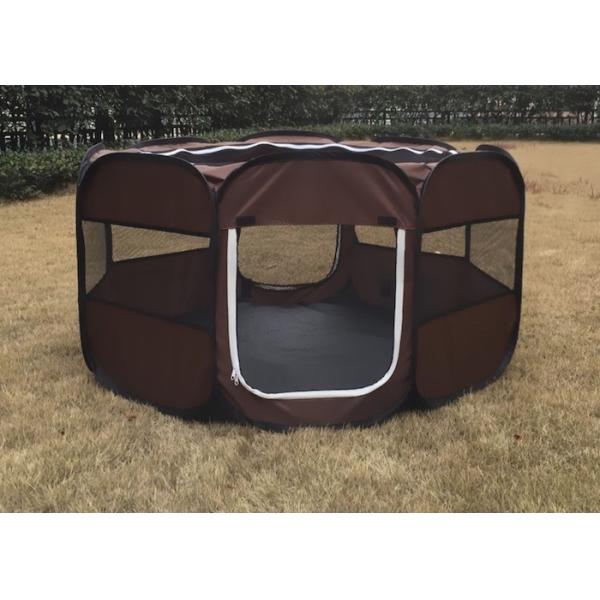 складчатость шатра дома собаки 600D Оксфорда водоустойчивая портативная большая для крытое на открытом воздухе 120X120X64cm