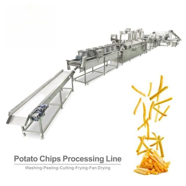 High Productivity Automatic Potato Chips Making Machine Energy Efficiency