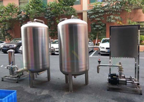 tanque de aço inoxidável do abastecimento de água da remoção do ferro 10000LPH para o tratamento da água
