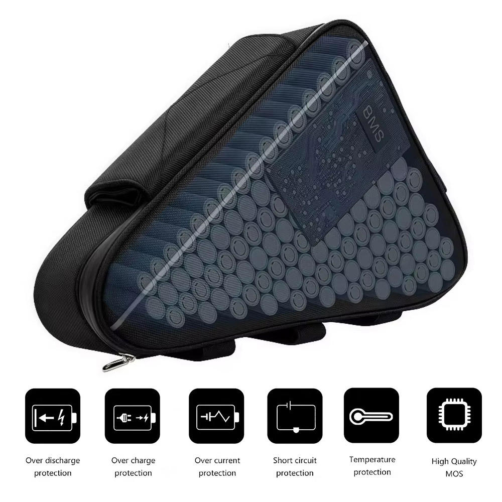 52V 30AH 13S6P Triangle Lithium Ion Battery Pack For Electric Bike