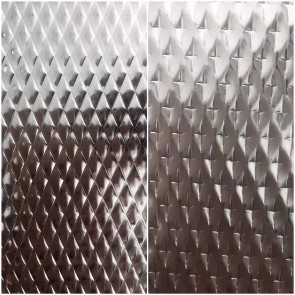 304 316 430 Stainless Steel Checkered Plate with Cold Rolled Polished Surface Textured Sheet