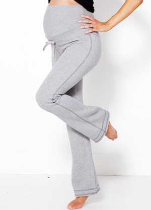 Anti Allergy Womens Maternity Clothes Maternity Jogger Sweatpants Solid Color