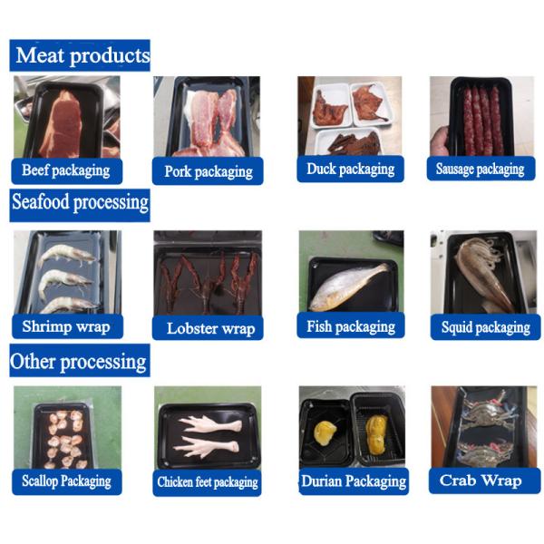 Jinyi Dq300vst High Speed Pack Tabletop Meat Vacuum Skin Packing Machine