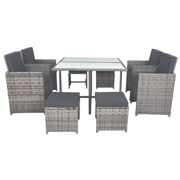 Outdoor Camping Furniture Factory Wholesale Outdoor Patio Garden Furniture Space Saving Dinning Table and Chairs