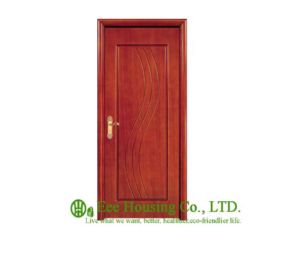 36 inch width Swing Timber Veneer and Painting door For Exterior, With lock and Hinges