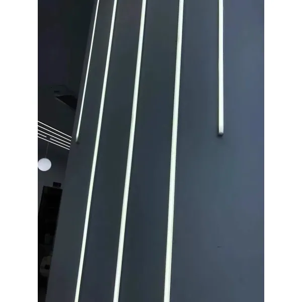 Thick Plastic Cover LED Aluminum Profile with 60 Degree Lighting and 6063 T3-T8 Alloy Surface Mounted LED Strip Channel