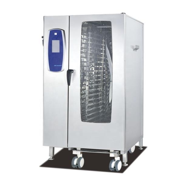 8-tray gas convection combi oven for baking French bread CE certified and 18.6kw power