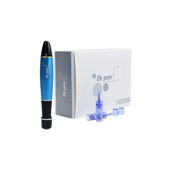 5 машина Д-р Ручки A1 Микро- Needling голубой Derma ручки СКОРОСТЕЙ 5V беспроводная