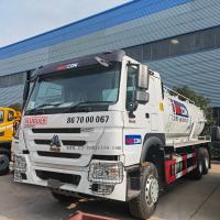 Sinotruck HOWO 16000 Liter Fecal Suction Truck 400HP Vacuum Sewage Suction Tanker Truck