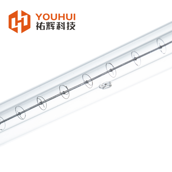 High Efficiency Gold Coated Quartz Heating Element Halogen Infrared Lamp with 1s Response Time and 1100-2600°C Filament Temperature