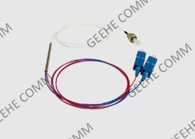 1x2 FBT 1550nm WDM Optical Fiber Coupler SC UPC For FTTH