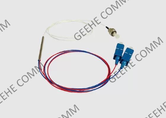 1x2 FBT 1550nm WDMのFTTHのための光ファイバーのカプラーSC UPC