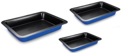 Eco freindly 0.4mm Carbon Steel Non Stick Cake Pan / Square Deep Baking Pan
