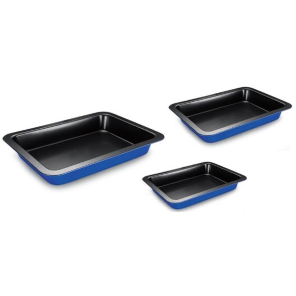 Eco freindly 0.4mm Carbon Steel Non Stick Cake Pan / Square Deep Baking Pan