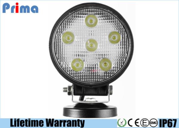 3.5 Inch 18W Round LED Work Lights Fog Proof 6000K Cool White 1620 Lumen