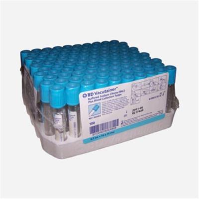 Clotted Blue Top Cbc Vacutainer Blood Tube , Blood Sample Collection Vials