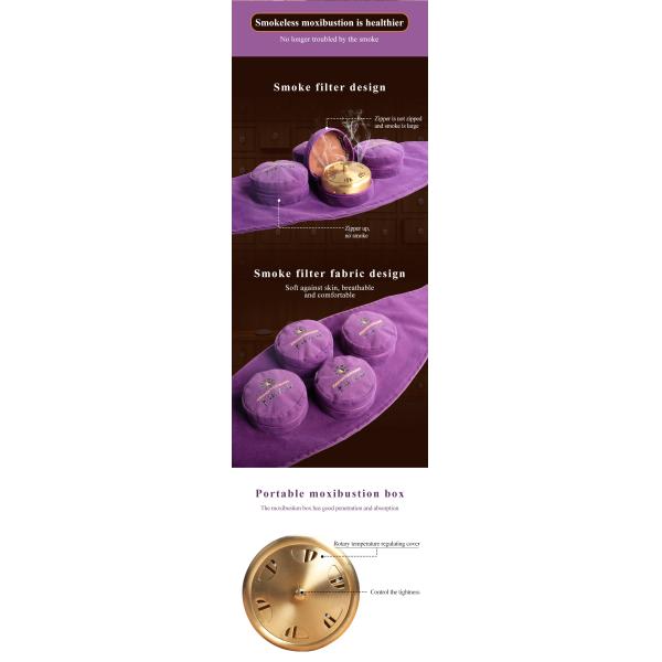 Крышка ткани Moxibustion дыма портативной регулируемой чистой коробки Moxibustion меди микро-