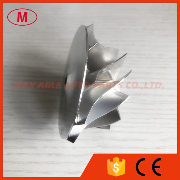 TD05H 16G small 46.48/60.00mm 6+6 blades 49178-43300 performance Turbo milling/Aluminum 2618/billet compressor wheel