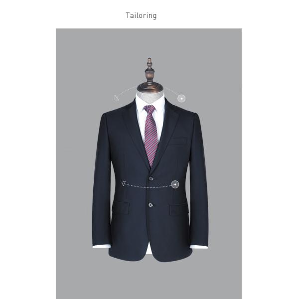 Front Style Flat Two-piece Suits in Navy Blue for Men's Casual and Formal Styles