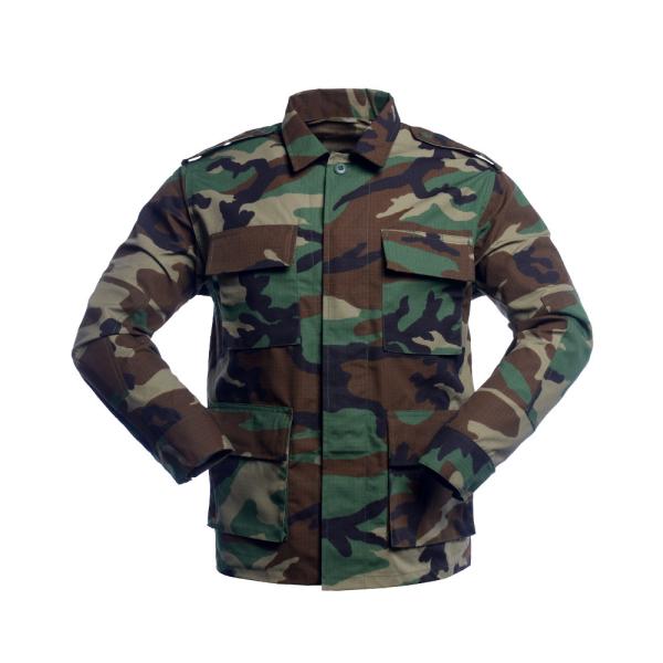 Camuflagem tática T65/C35 uniforme 210-230gsm da floresta do desgaste BDU de China Xinxing impermeável