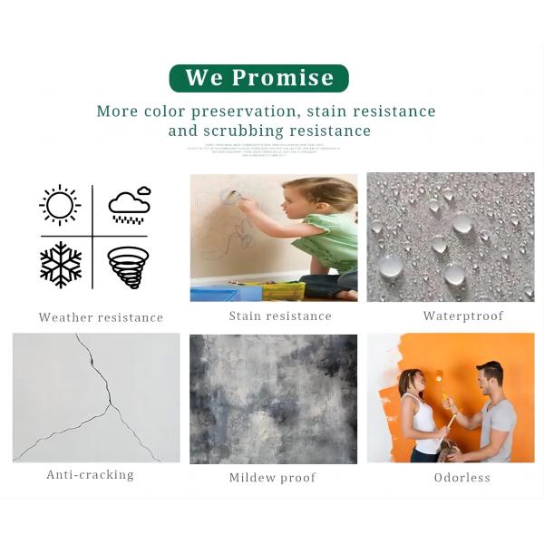 Roller Application Method Acrylic Building Furniture Spray Paint for Exterior Walls