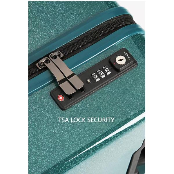 Novelty Hard Side Carry On Luggage Hard Cover Luggage With Electroplating
