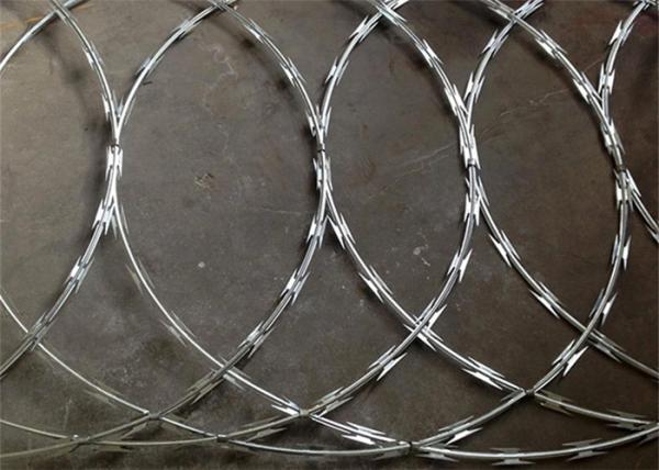 A cerca 2.8mm elétrica decorativa Razor Barbed Wire CBT-10 galvanizou