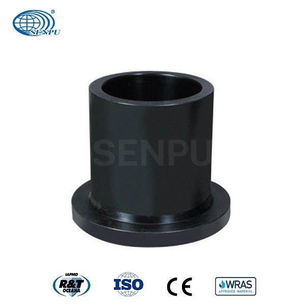 ISO 4427 HDPE Spigot Fittings Durable Butt Fusion Stub End Flange For Civil Engineering