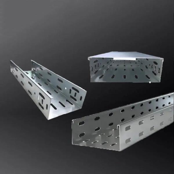 Aluminium Perforated Cable Tray Smooth Surface High Durability