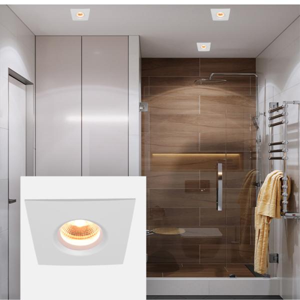 IP65 C.A. avaliada fogo Recessed branca fresca 220V da wattagem do diodo emissor de luz Downlights 10 para o banheiro